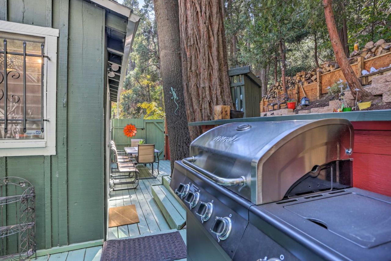 Boho Crestline Cabin, 1 Mile To Lake Gregory! Luaran gambar