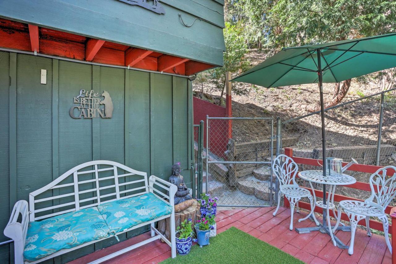Boho Crestline Cabin, 1 Mile To Lake Gregory! Luaran gambar