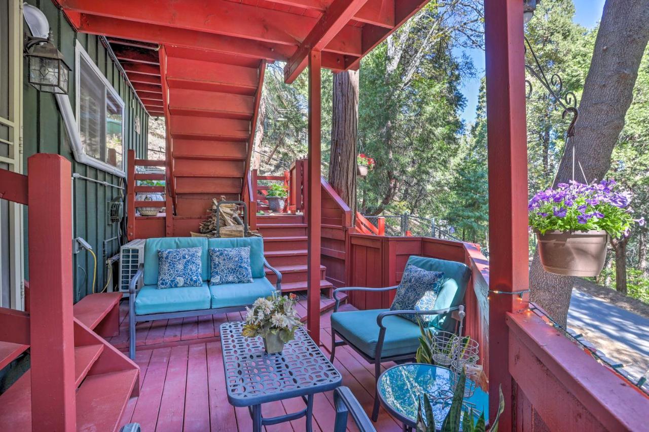 Boho Crestline Cabin, 1 Mile To Lake Gregory! Luaran gambar